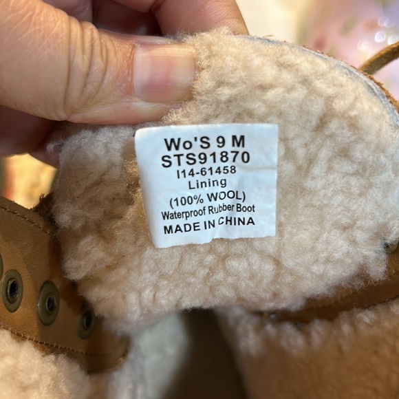 Sperry Top Sider boots, 100% wool shearling. Sperry for J.Crew. - Picture 4 of 7